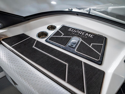 2022 Supreme S240 - Steel Blue / White - BoardCo Boats
