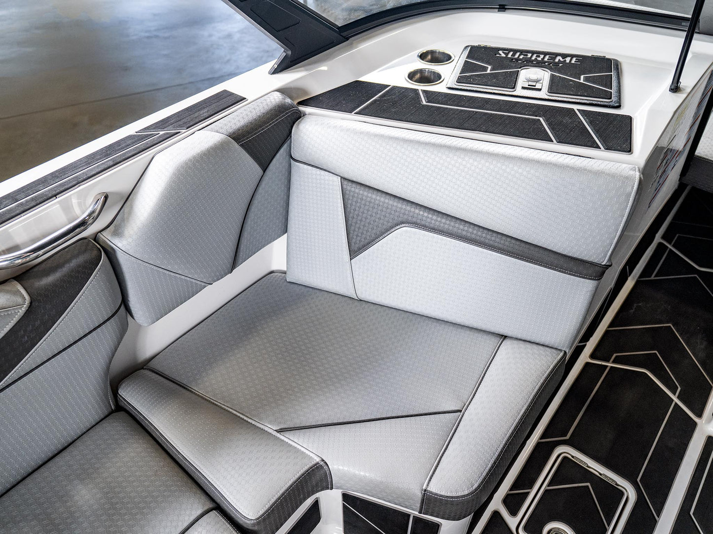 2022 Supreme S240 - Steel Blue / White - BoardCo Boats