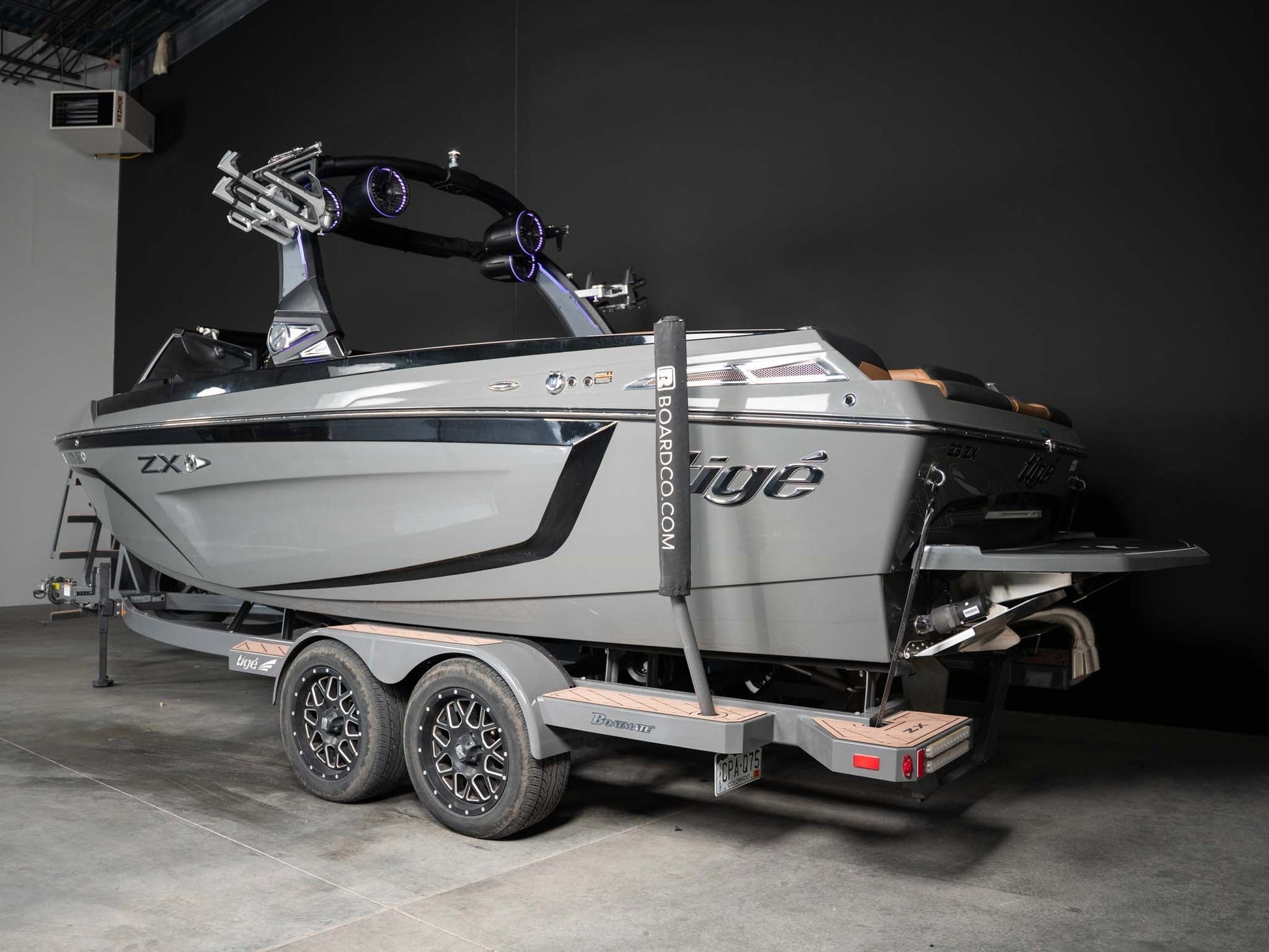 2022 Tige ZX - Gray / Gray - BoardCo Boats