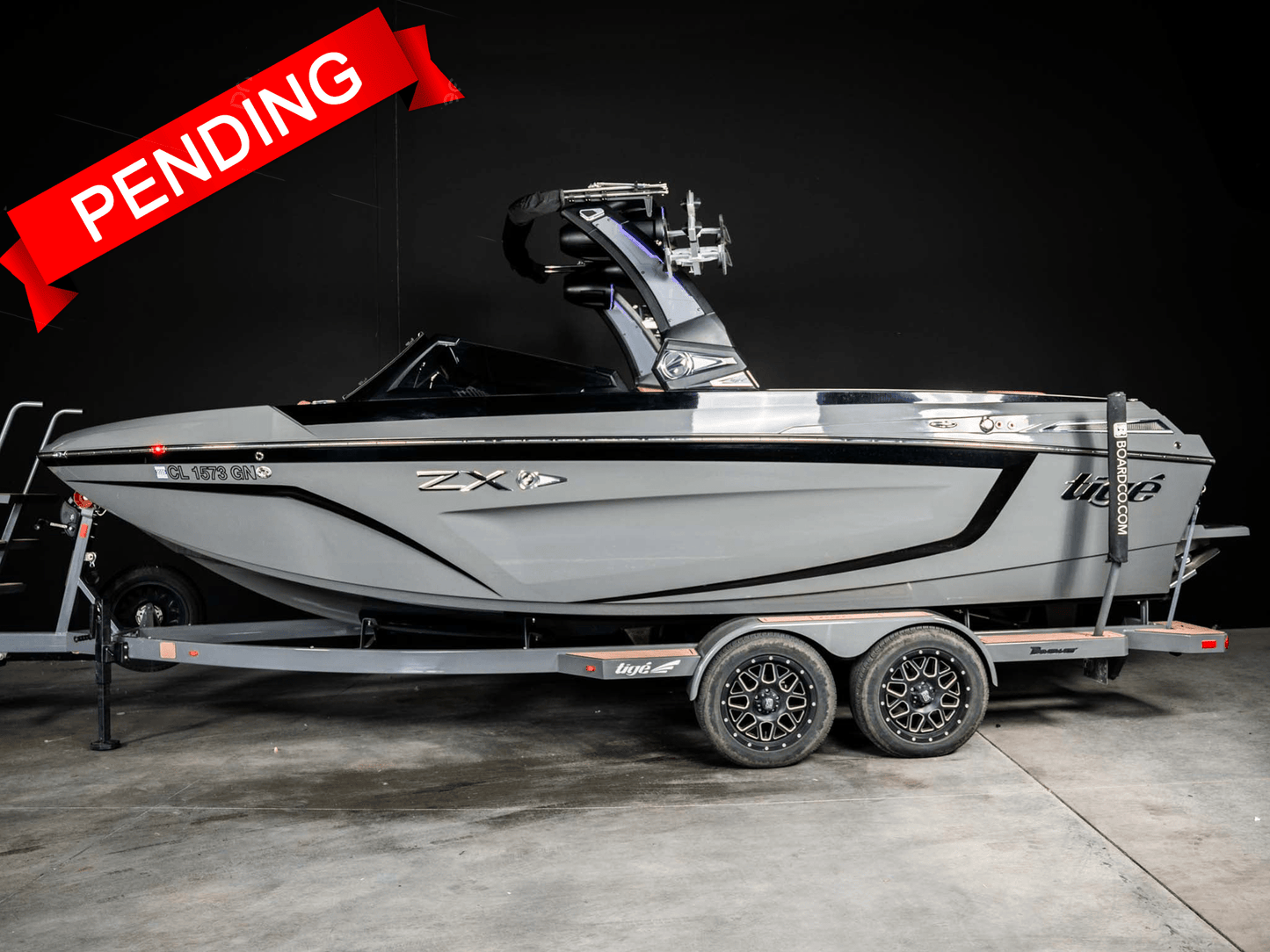 2022 Tige ZX - Gray / Gray - BoardCo Boats
