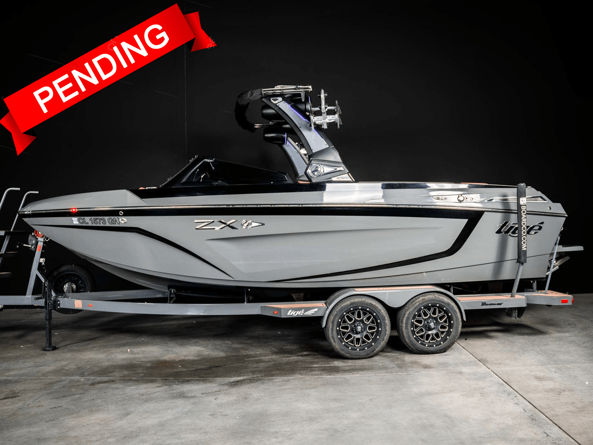 2022 Tige ZX - Gray / Gray - BoardCo Boats