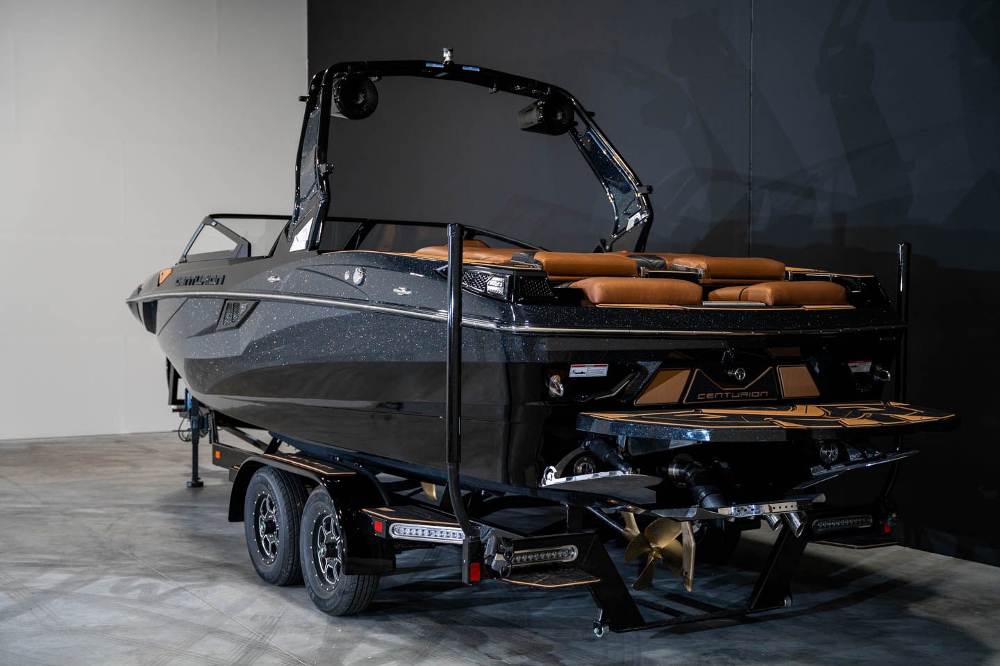 2023 Centurion Fi23 Black Flake / Black - BoardCo Boats