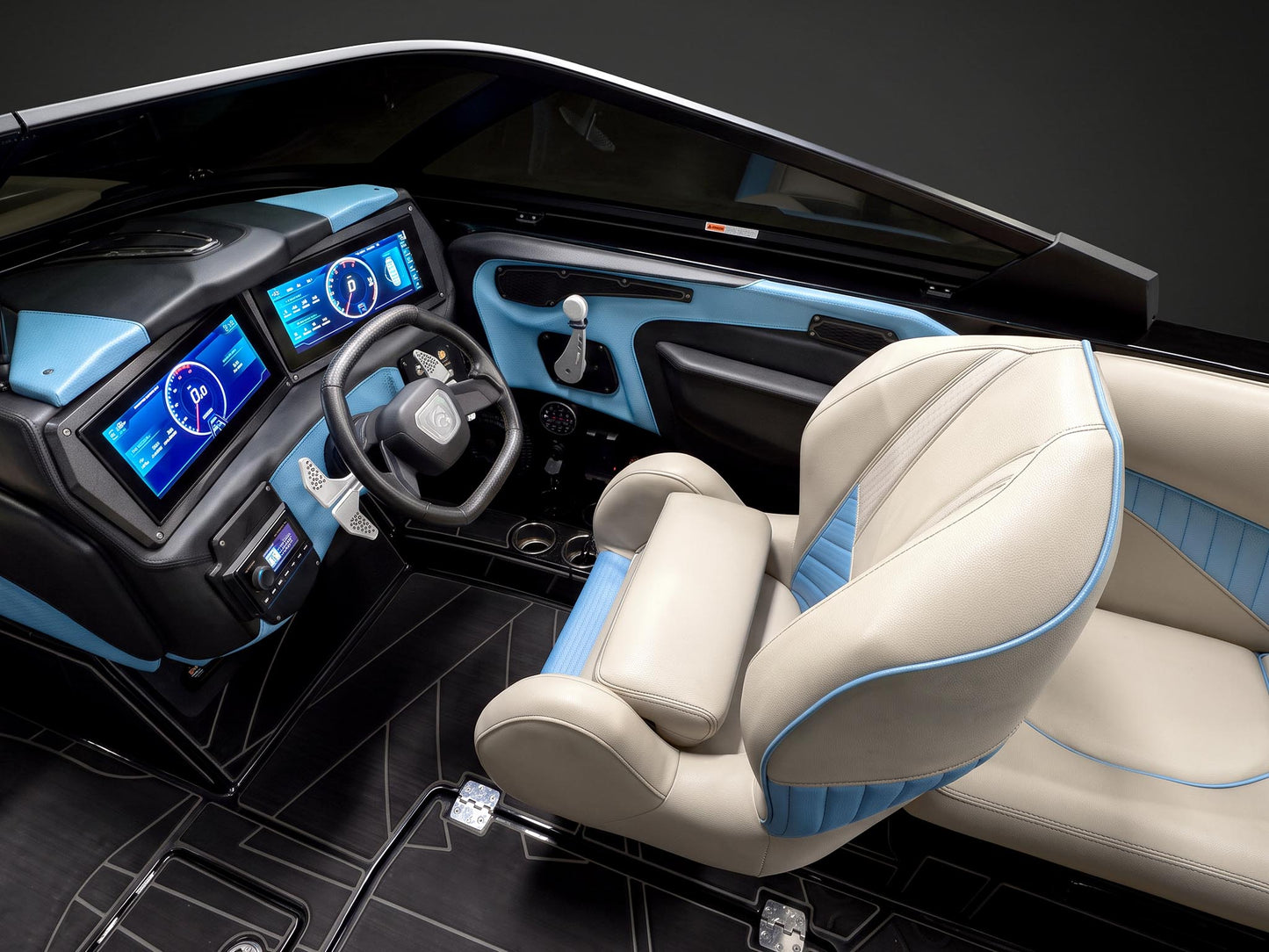 2023 Centurion Fi25 in Onyx Black / Sky Blue Flake