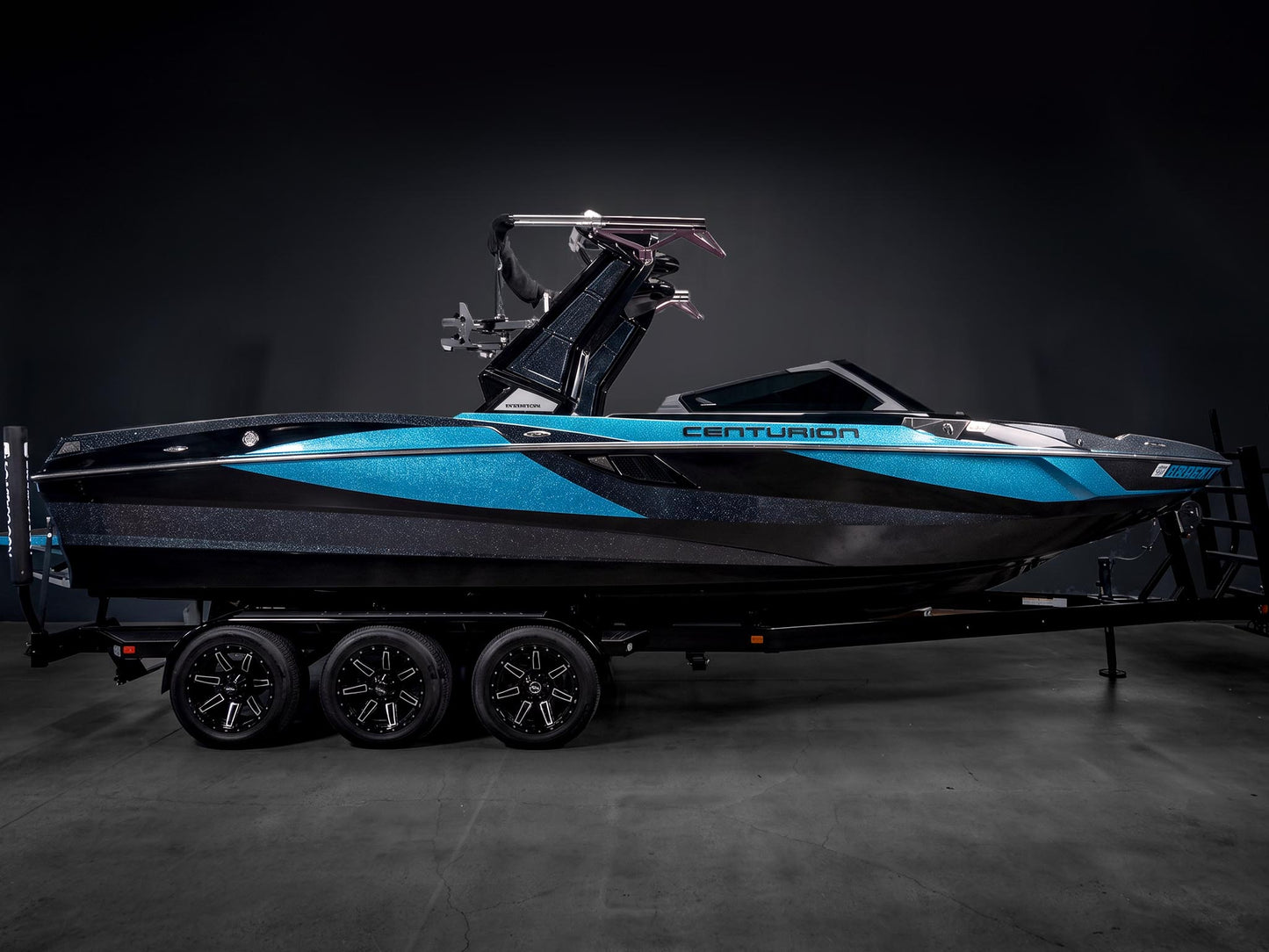 2023 Centurion Fi25 in Onyx Black / Sky Blue Flake