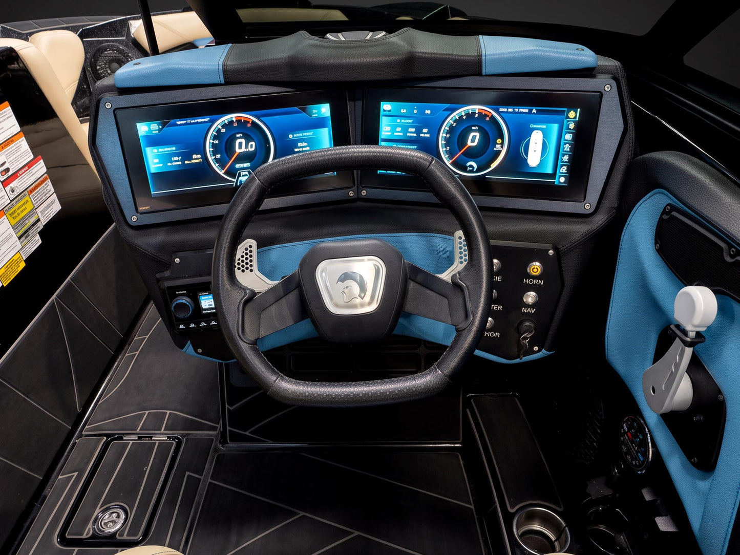 2023 Centurion Fi25 in Onyx Black / Sky Blue Flake