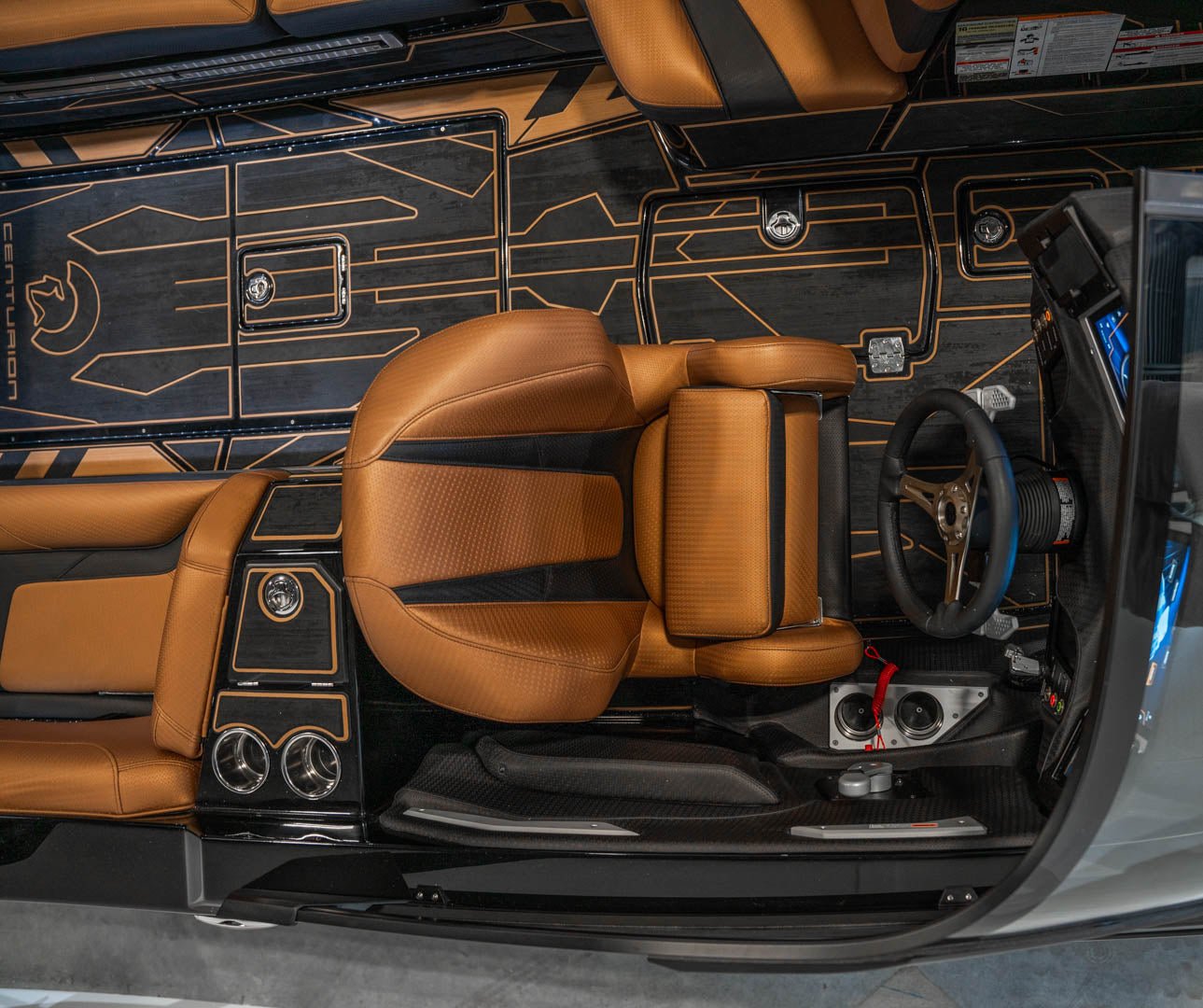 2023 Centurion Ri245 Black Flake / Black - BoardCo Boats