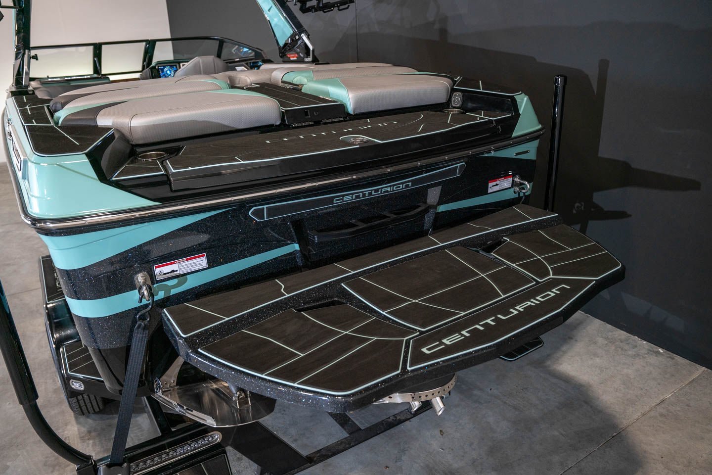 2023 Centurion Ri245 Black Flake / Spearmint / Black - BoardCo