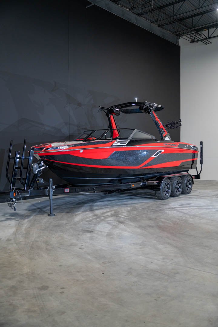 2023 Centurion Ri245 Black Flake / Too Red / Black - BoardCo Boats