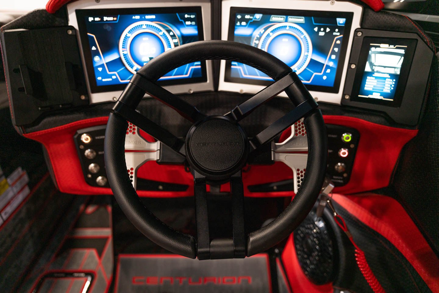 2023 Centurion Ri245 Black Flake / Too Red / Black - BoardCo Boats