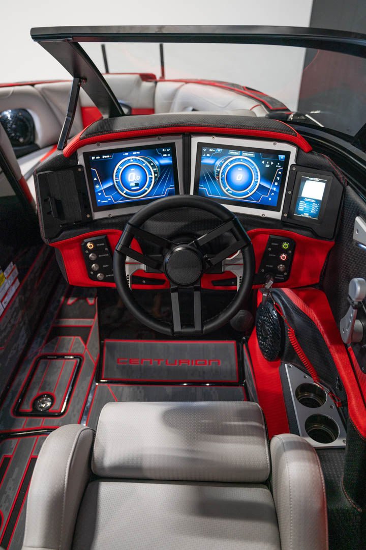 2023 Centurion Ri245 Black Flake / Too Red / Black - BoardCo Boats