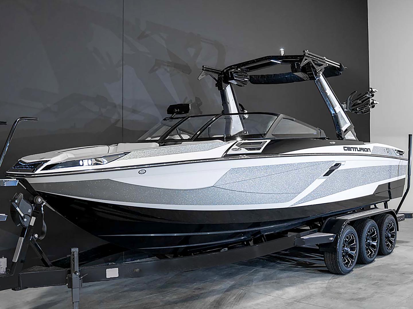 2023 Centurion Ri245 Silver Flake / White / Black - BoardCo