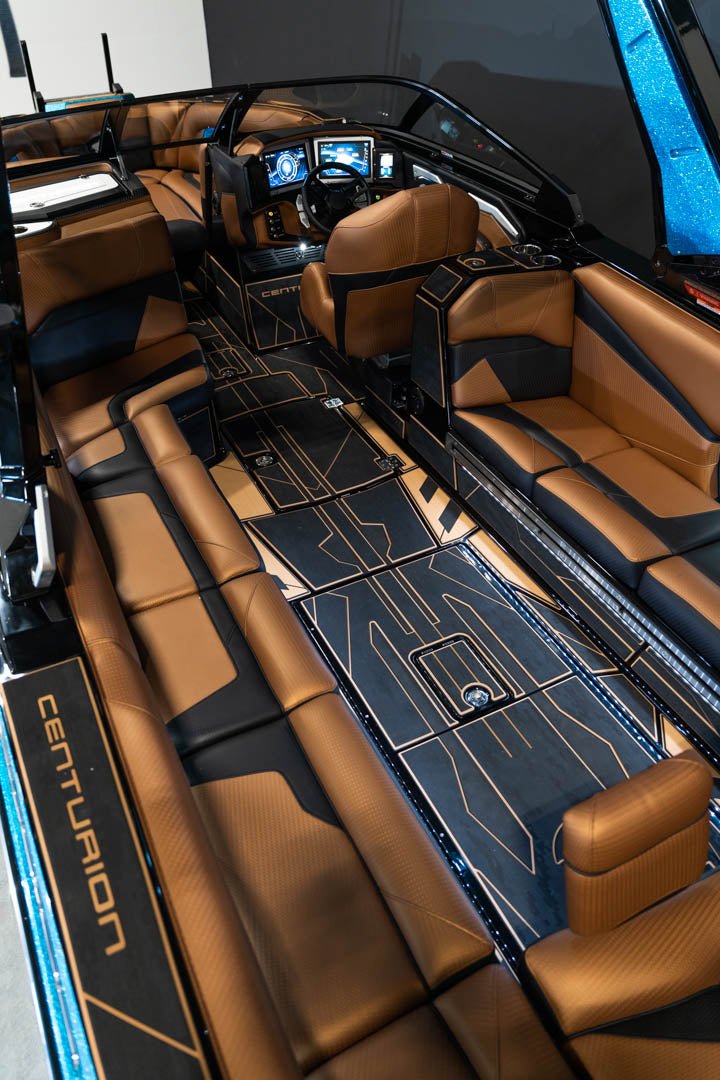 2023 Centurion Ri265 Bahama Blue Flake / Black - BoardCo Boats
