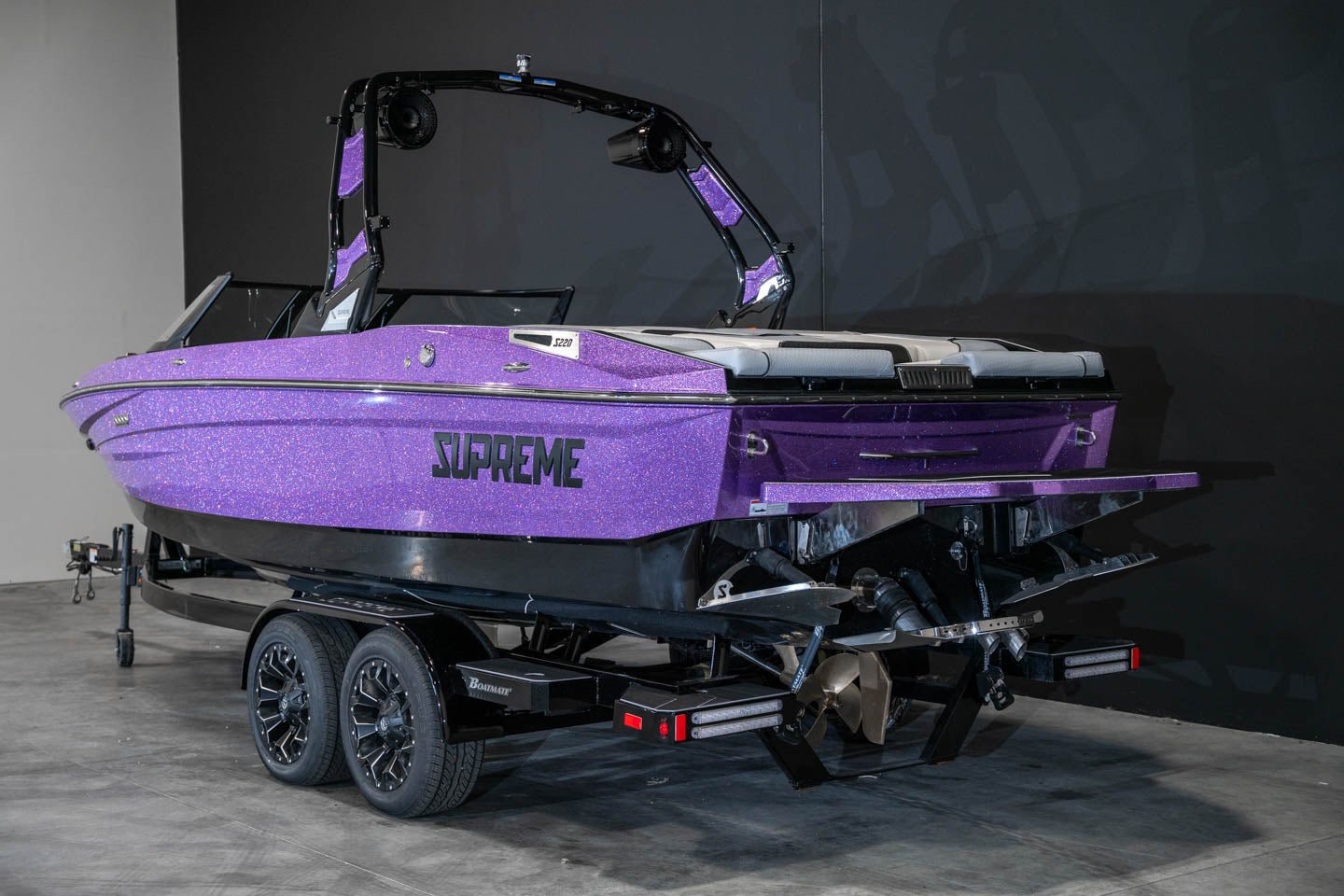 2023 Supreme S220 Lavender Flake / Black - BoardCo Boats