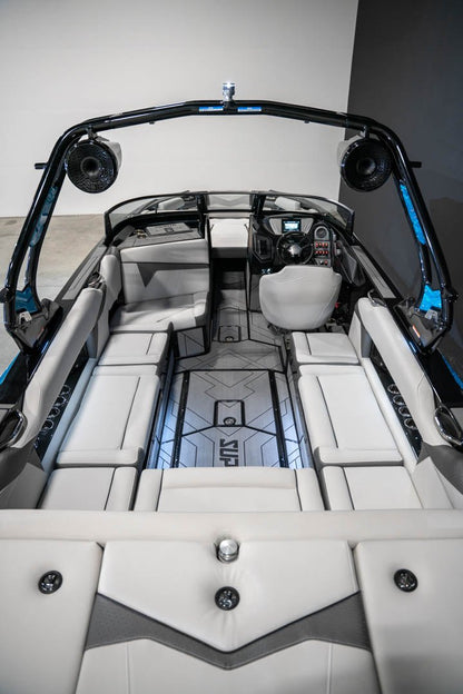 2023 Supreme S240 Bahama Blue Flake / Black - BoardCo Boats