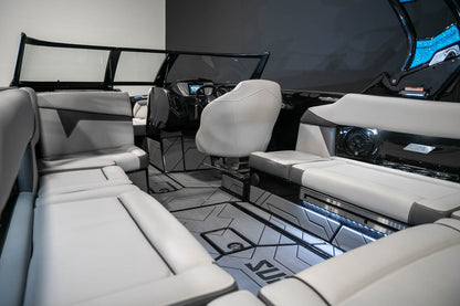 2023 Supreme S240 Bahama Blue Flake / Black - BoardCo Boats