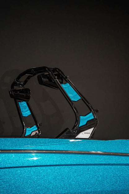 2023 Supreme S240 Bahama Blue Flake / Black - BoardCo Boats
