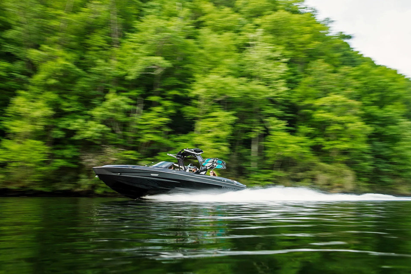 2023 Supreme S240 Black Flake / Black - BoardCo Boats