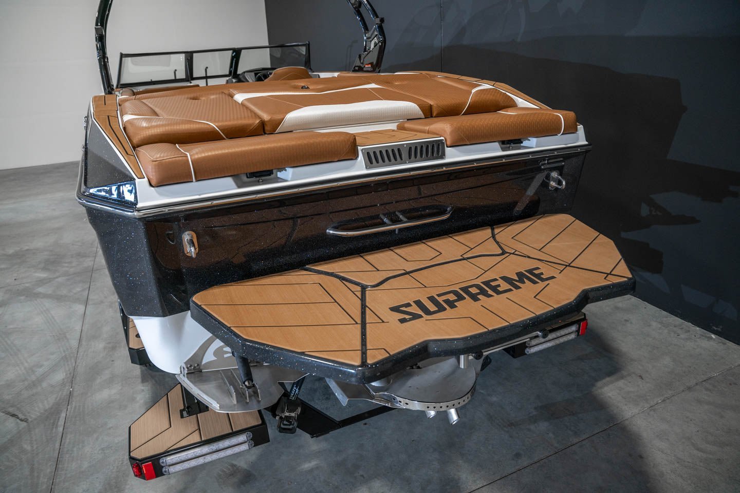 2023 Supreme S240 - Black Metal Flake / White - BoardCo
