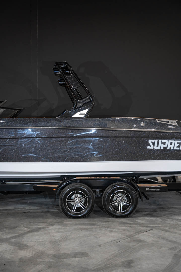 2023 Supreme S240 - Black Metal Flake / White - BoardCo