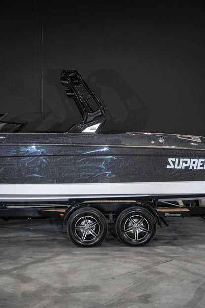 2023 Supreme S240 - Black Metal Flake / White - BoardCo