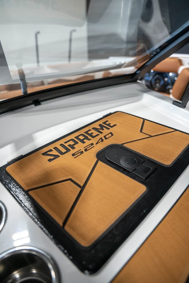 2023 Supreme S240 - Black Metal Flake / White - BoardCo