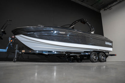 2023 Supreme S240 - Black Metal Flake / White - BoardCo
