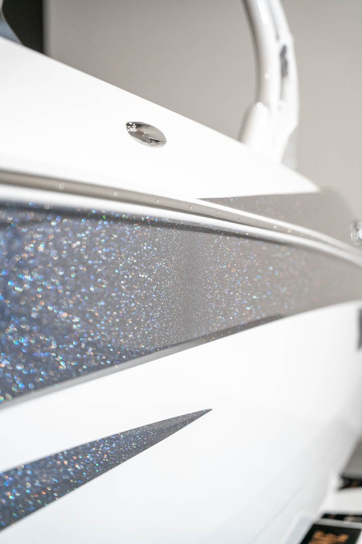 2023 Supreme S240 Gunmetal Flake / White - BoardCo Boats