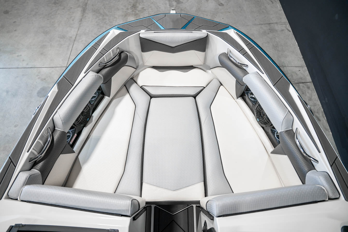 2023 Supreme S240 - Sky Blue Metal Flake / White - BoardCo