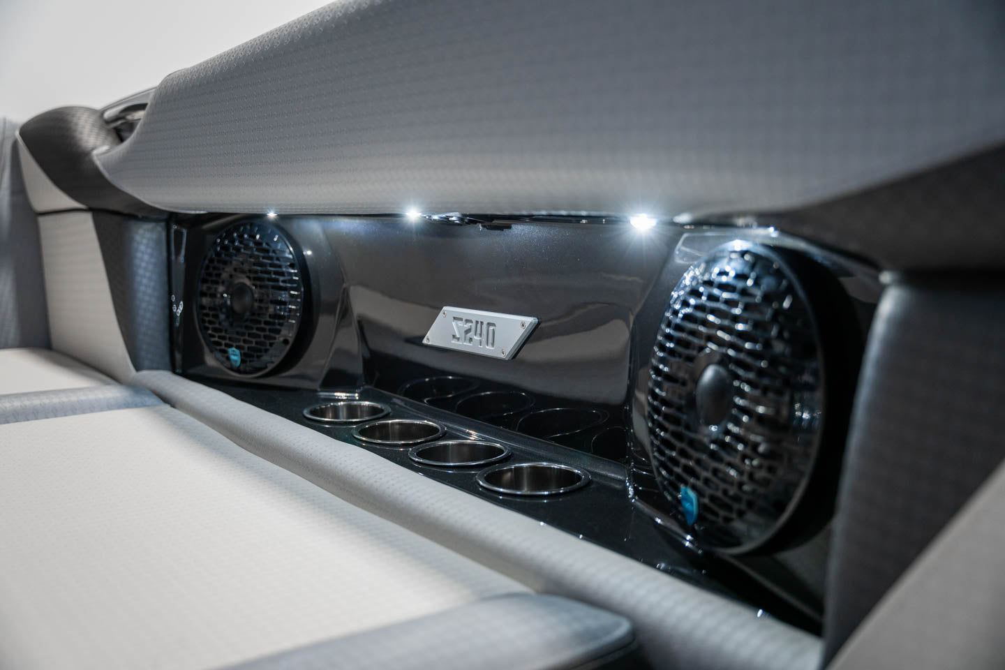 2023 Supreme S240 - Sky Blue Metal Flake / White - BoardCo