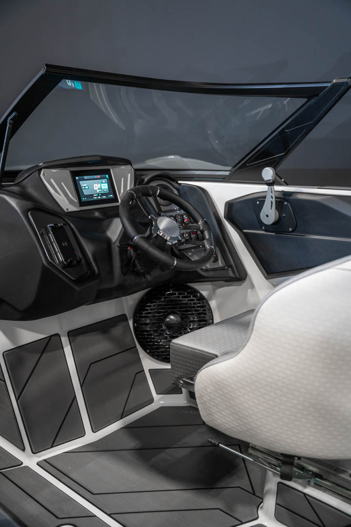 2023 Supreme S240 - Sky Blue Metal Flake / White - BoardCo