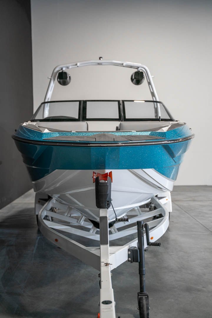 2023 Supreme S240 - Sky Blue Metal Flake / White - BoardCo