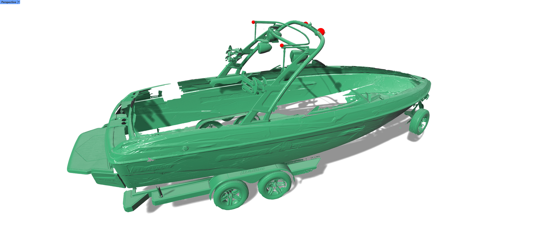 Malibu 23LSV with G3 tower and factory bimini Double Up Storage Cover