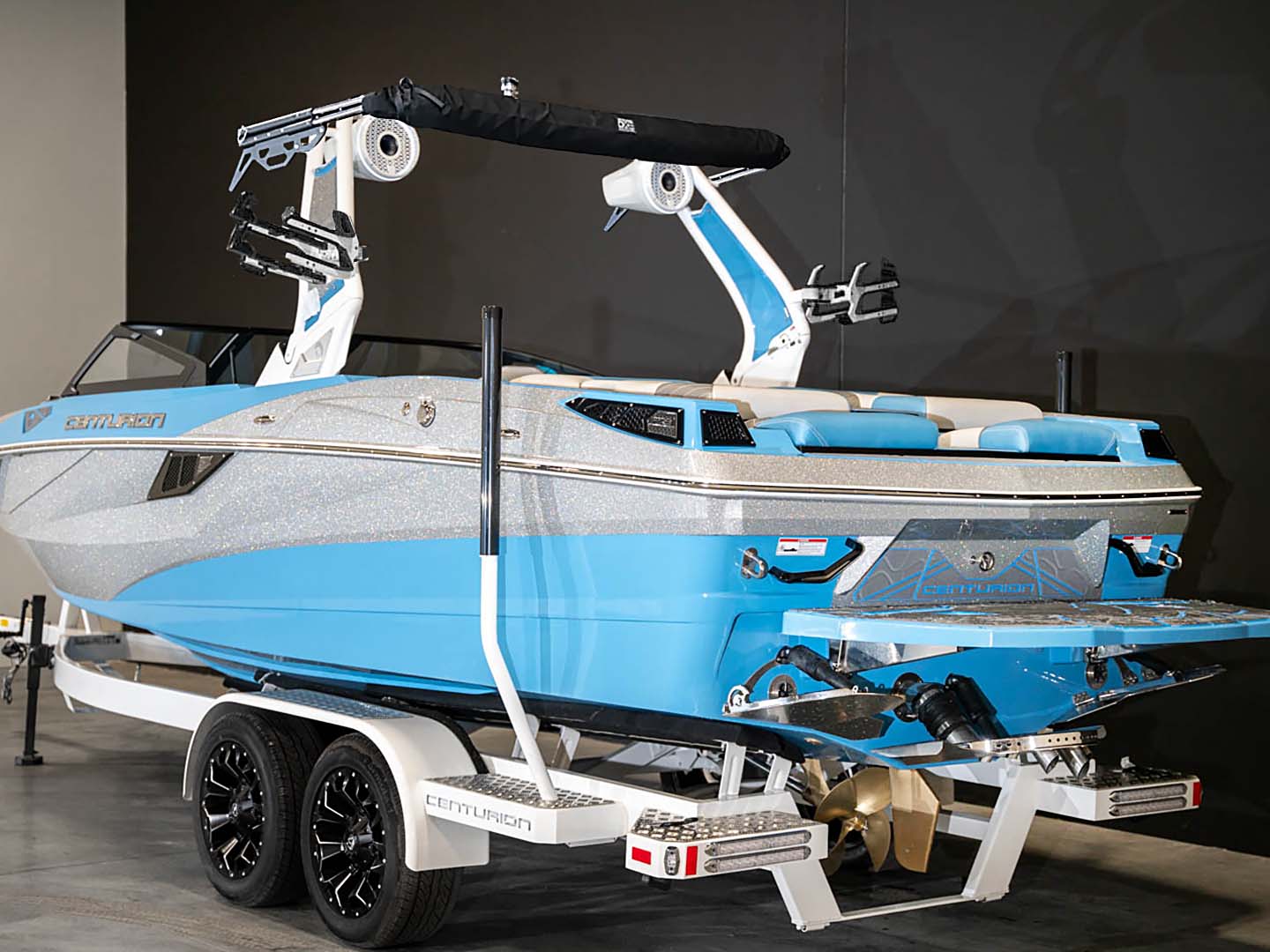 2024 Centurion Fi23 - Mist Blue / Silver Flake - BoardCo Boats
