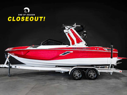 2024 Centurion Ri230 - S2S Edition Fire Red Metal Flake / White Frost - BoardCo Boats