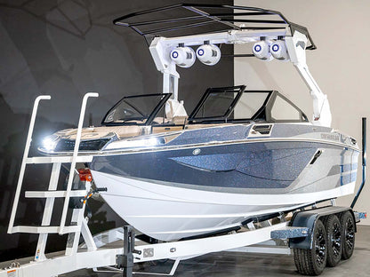2024 Centurion Ri230 Steel Blue Flake / Silver Flake / White - BoardCo Boats