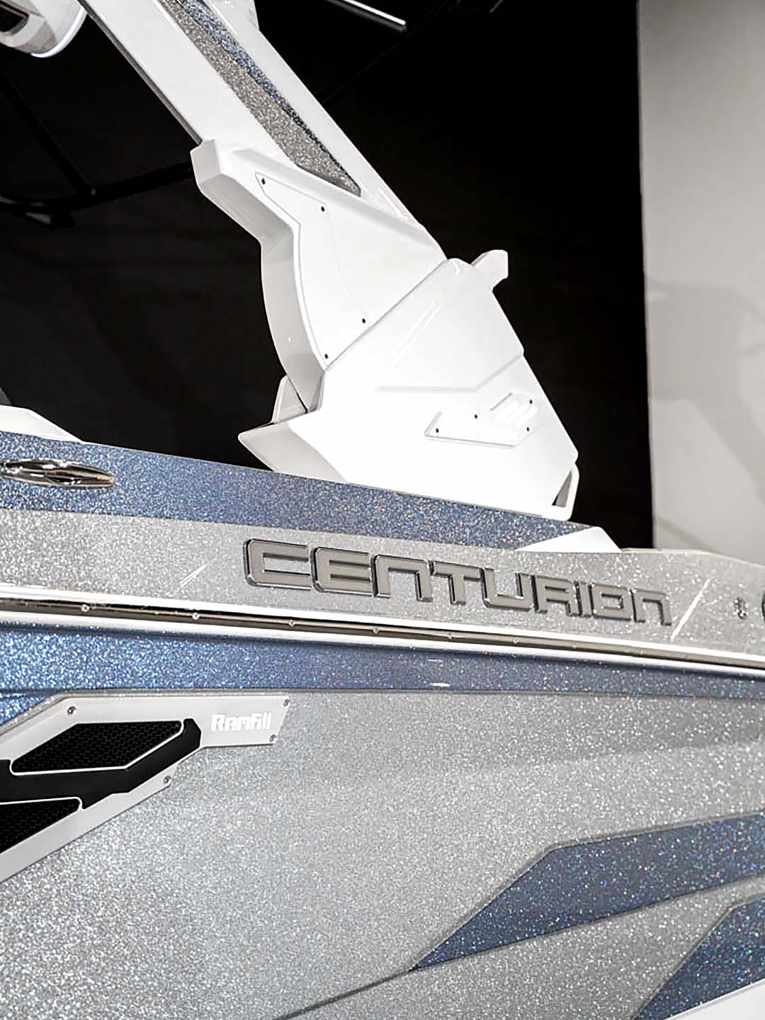 2024 Centurion Ri230 Steel Blue Flake / Silver Flake / White - BoardCo Boats