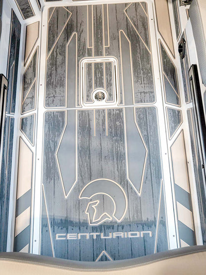 2024 Centurion Ri230 Steel Blue Flake / Silver Flake / White - BoardCo Boats