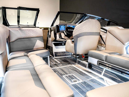 2024 Centurion Ri230 Steel Blue Flake / Silver Flake / White - BoardCo Boats