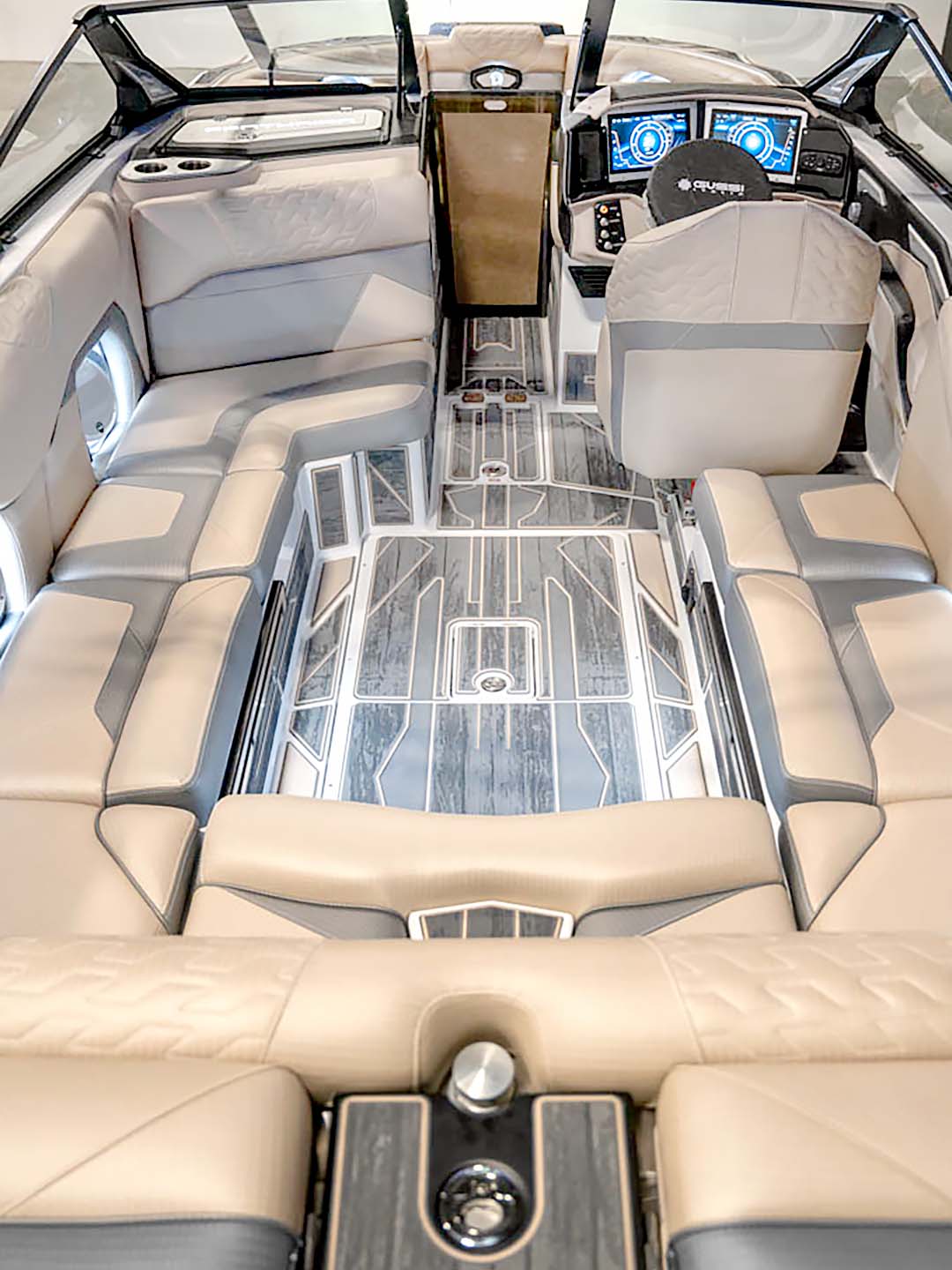 2024 Centurion Ri230 Steel Blue Flake / Silver Flake / White - BoardCo Boats