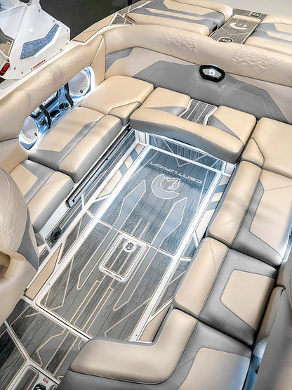 2024 Centurion Ri230 Steel Blue Flake / Silver Flake / White - BoardCo Boats