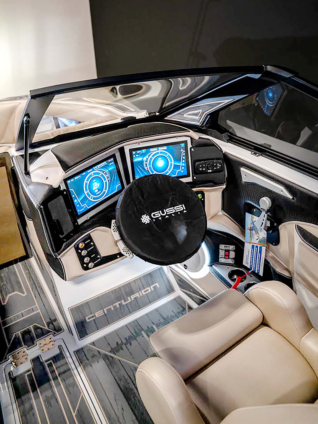 2024 Centurion Ri230 Steel Blue Flake / Silver Flake / White - BoardCo Boats