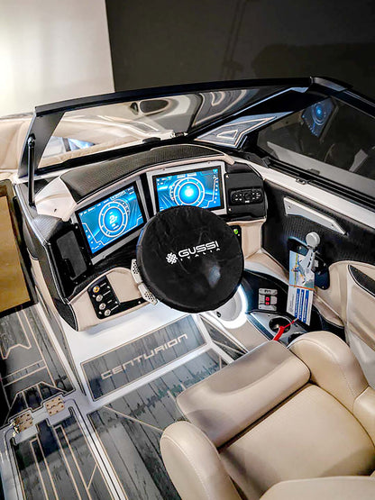2024 Centurion Ri230 Steel Blue Flake / Silver Flake / White - BoardCo Boats