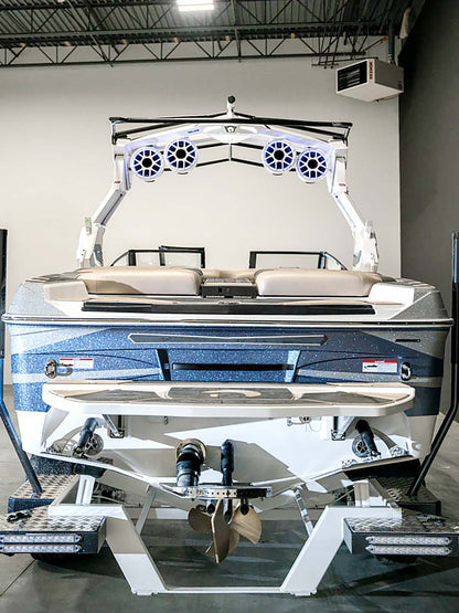2024 Centurion Ri230 Steel Blue Flake / Silver Flake / White - BoardCo Boats
