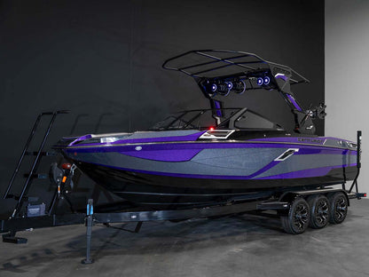 2024 Centurion Ri245 - Brilliant Purple Flake / Gunmetal Flake / Onyx Black - BoardCo Boats