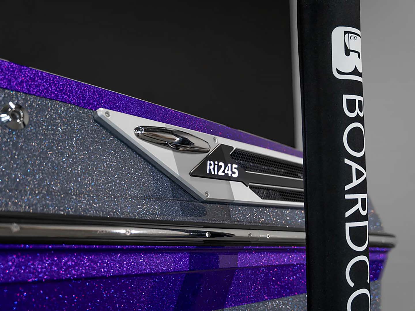 2024 Centurion Ri245 - Brilliant Purple Flake / Gunmetal Flake / Onyx Black - BoardCo Boats