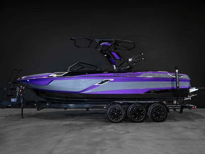 2024 Centurion Ri245 - Brilliant Purple Flake / Gunmetal Flake / Onyx Black - BoardCo Boats