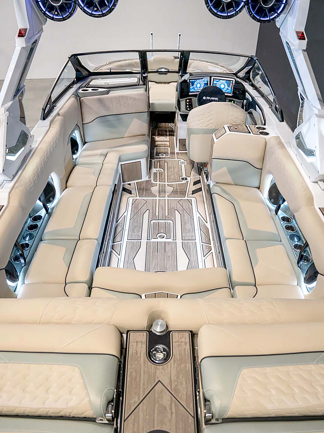2024 Centurion Ri245 - Olive Pewter Flake / White Frost - BoardCo Boats