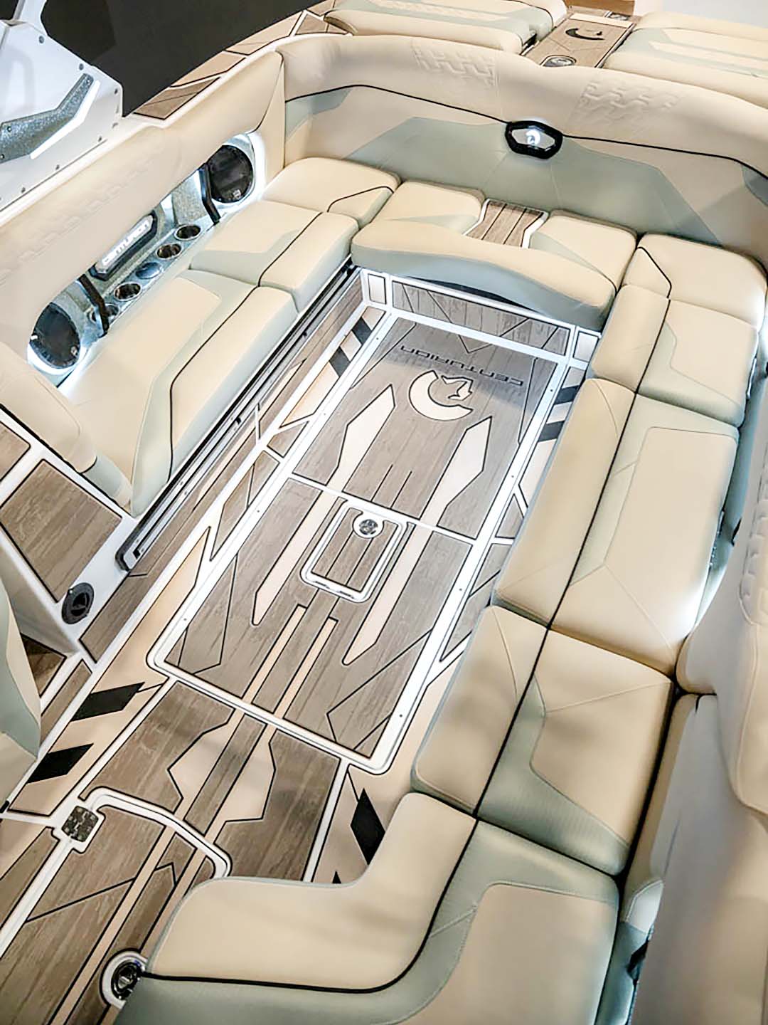 2024 Centurion Ri245 - Olive Pewter Flake / White Frost - BoardCo Boats