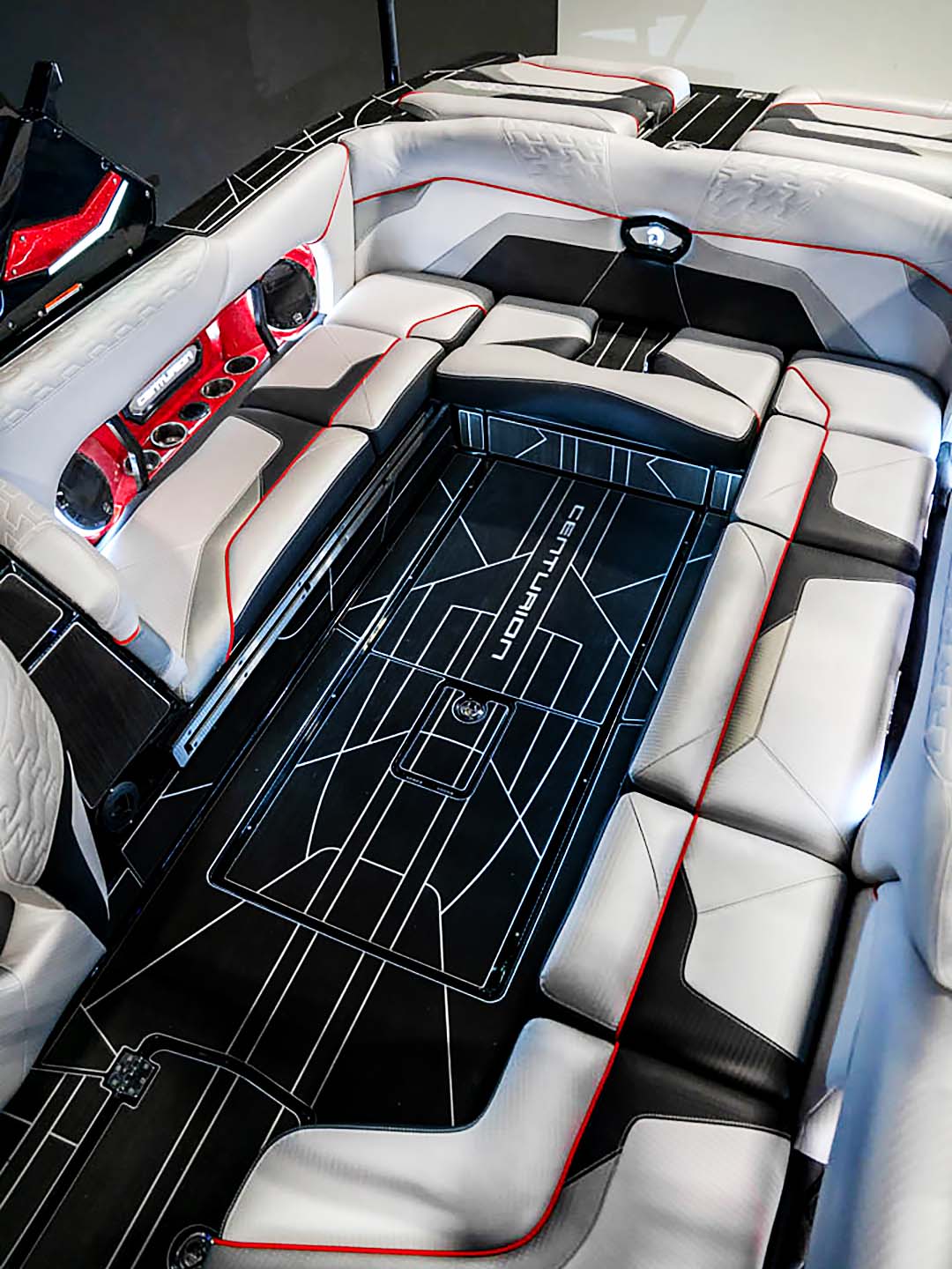 2024 Centurion Ri245 Red Flake / White / Black - BoardCo