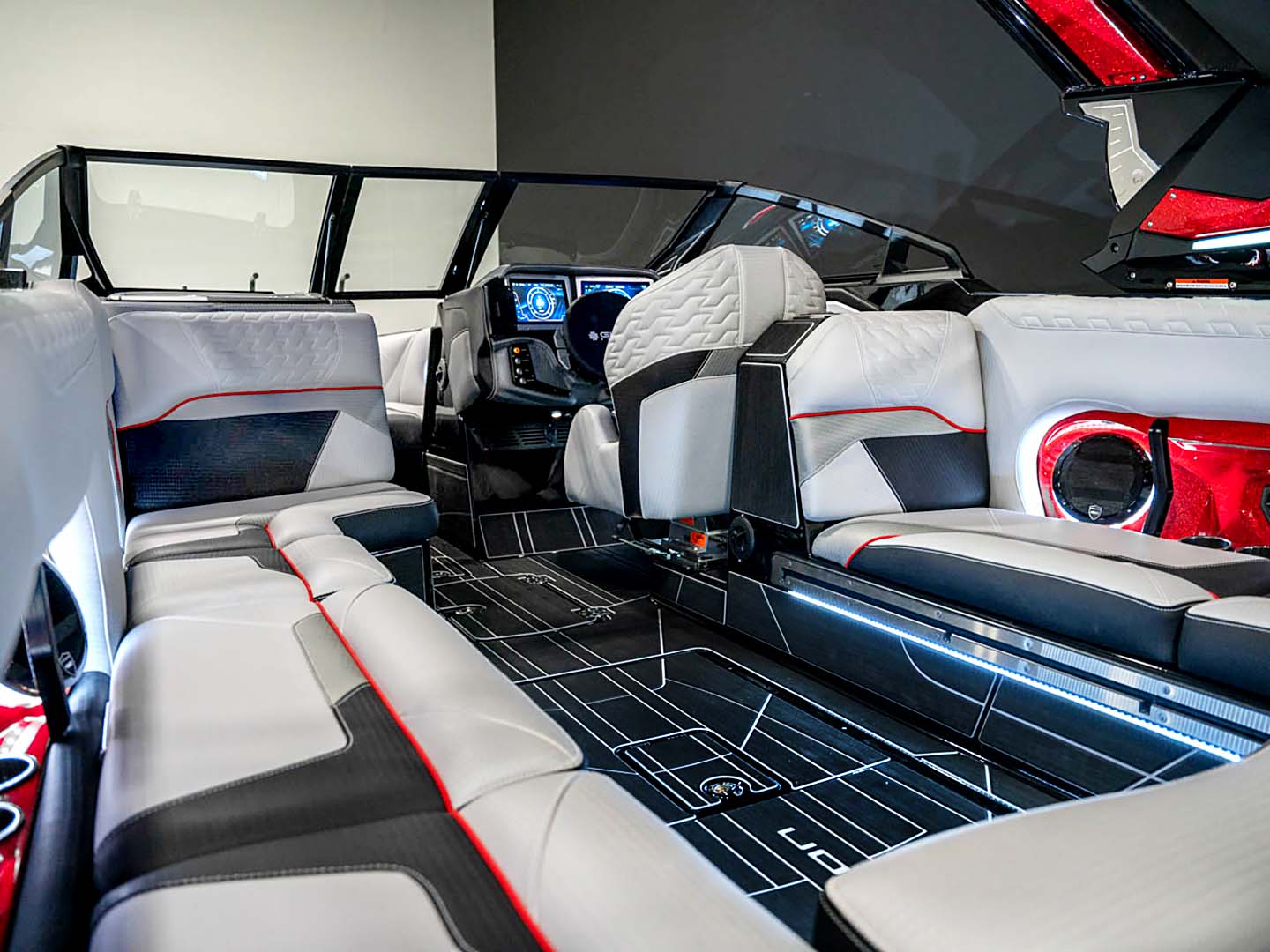 2024 Centurion Ri245 Red Flake / White / Black - BoardCo